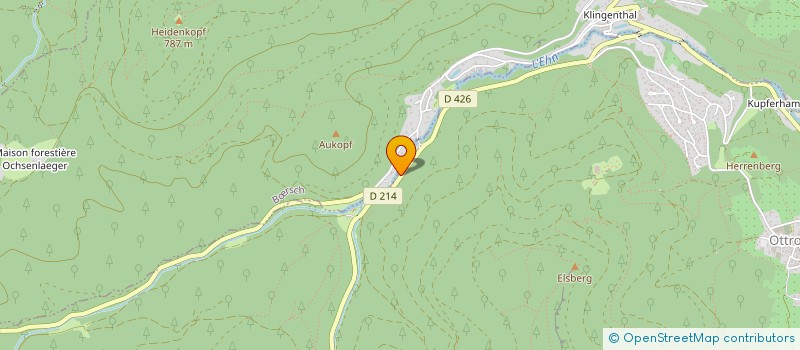 localisation de l'entreprise SOCIETE CIVILE DE CHASSE DE L'EHNTHAL  BRSCH