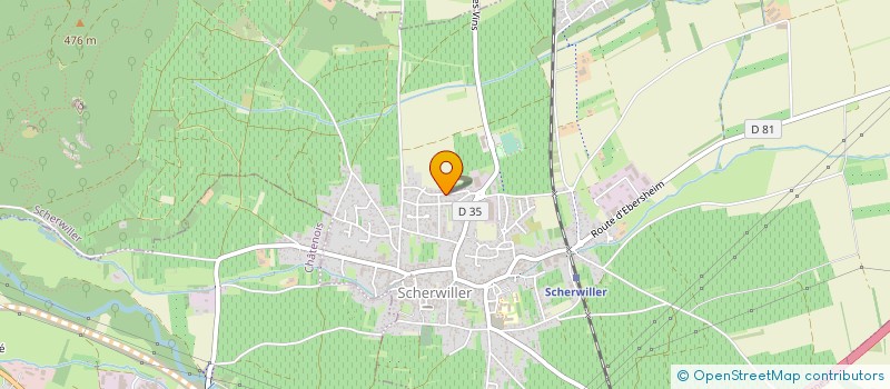 localisation de l'entreprise SOCIETE CIVILE DE CHASSE DE L'ORTENBOURG 2  SCHERWILLER