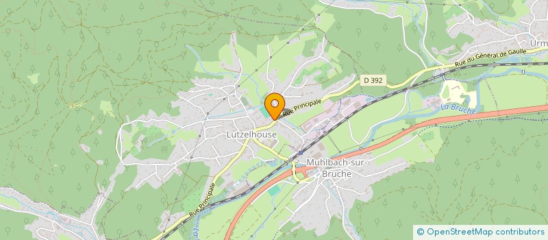 localisation de l'entreprise SOCIETE CIVILE DE CHASSE DE LAFALLE  LUTZELHOUSE