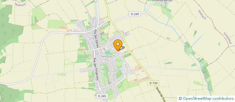 localisation de l'entreprise SOCIETE CIVILE DE CHASSE DE SEEBACH  SEEBACH
