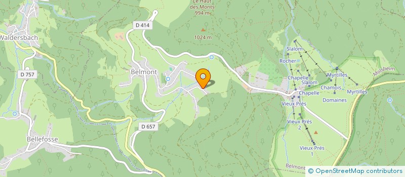 localisation de l'entreprise SOCIETE CIVILE DE CHASSE DE WALDERSBACH  BELMONT