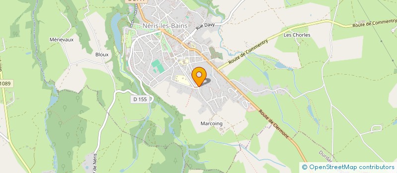 localisation de l'entreprise SOCIETE CIVILE DE CHER DU PRAT à NERIS-LES-BAINS