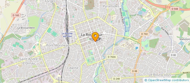 localisation de l'entreprise SOCIETE CIVILE DE CONSTRUCTION-VENTE AZOR à LA ROCHE-SUR-YON
