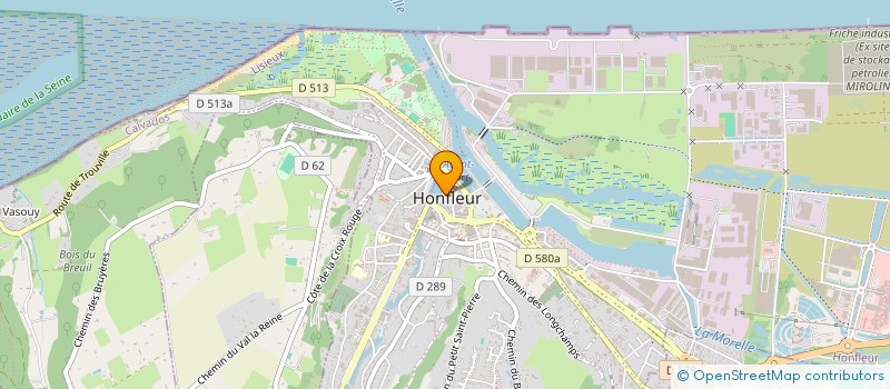 localisation de l'entreprise SOCIETE CIVILE DE CONSTRUCTION VENTE DE L ANDELLE à HONFLEUR