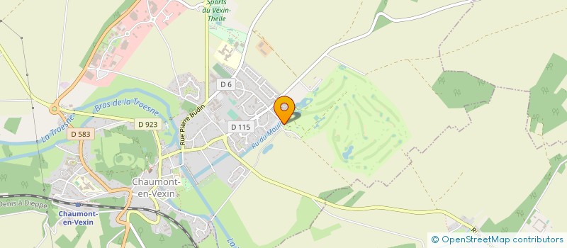 localisation de l'entreprise SOCIETE CIVILE DE CONSTRUCTION VENTE DU DOMAINE DE REBETZ à CHAUMONT-EN-VEXIN
