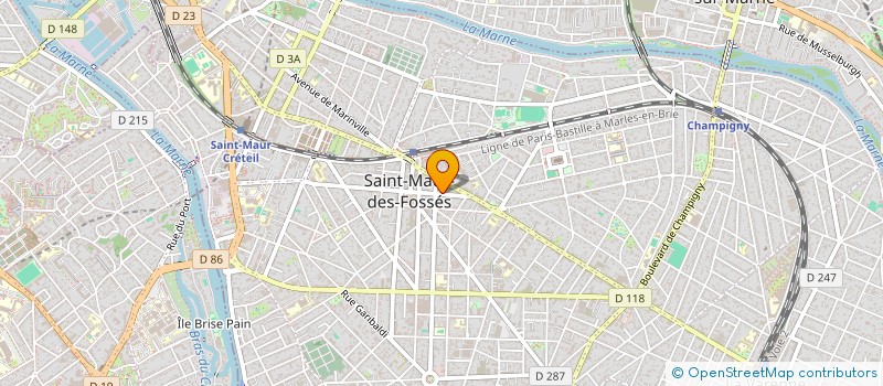 localisation de l'entreprise SOCIETE CIVILE DE CONSTRUCTION-VENTE G P 120 à SAINT-MAUR-DES-FOSSES