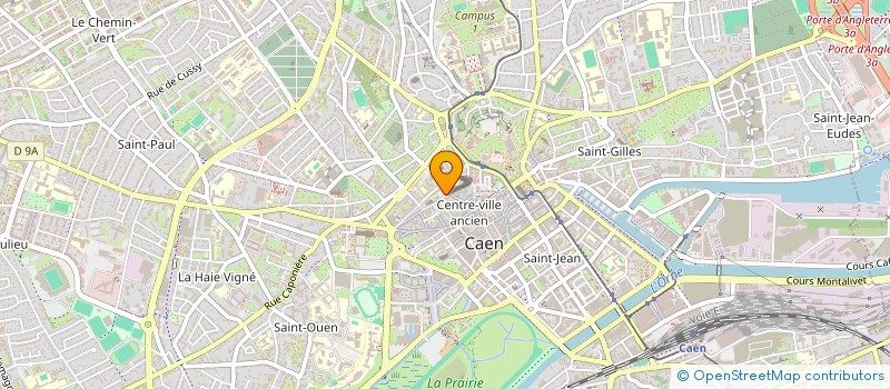 localisation de l'entreprise SOCIETE CIVILE DE CONSTRUCTION VENTE LE CLOS DE L'ODON à CAEN