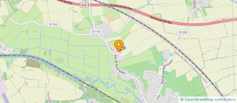 localisation de l'entreprise SOCIETE CIVILE DE CONSTRUCTION VENTE LE VALLON  DETTWILLER