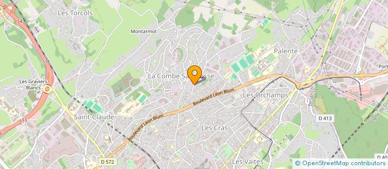 localisation de l'entreprise SOCIETE CIVILE DE CONSTRUCTION VENTE LES ALLEES DE SAINT FERJEUX BESANCON  BESANCON