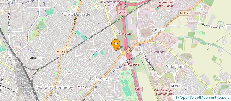 localisation de l'entreprise SOCIETE CIVILE DE CONSTRUCTION VENTE LES CARRES DE BELLEFONTAINE à TOULOUSE