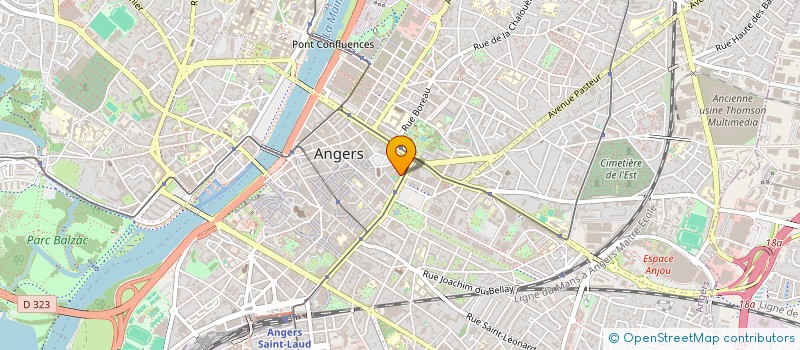 localisation de l'entreprise SOCIETE CIVILE DE CONSTRUCTION VENTE LES JARDINS D'ARBRISSEL à ANGERS