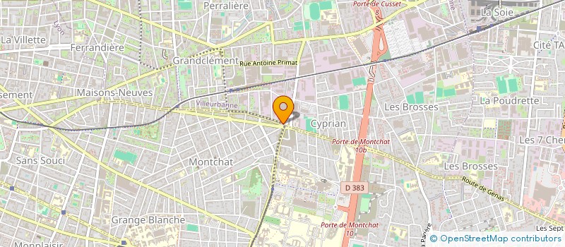 localisation de l'entreprise SOCIETE CIVILE DE CONSTRUCTION VENTE LES LOFTS LUMIERE  VILLEURBANNE