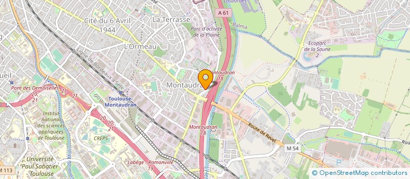 localisation de l'entreprise SOCIETE CIVILE DE CONSTRUCTION VENTE RESIDENCE DES DEMOISELLES à TOULOUSE