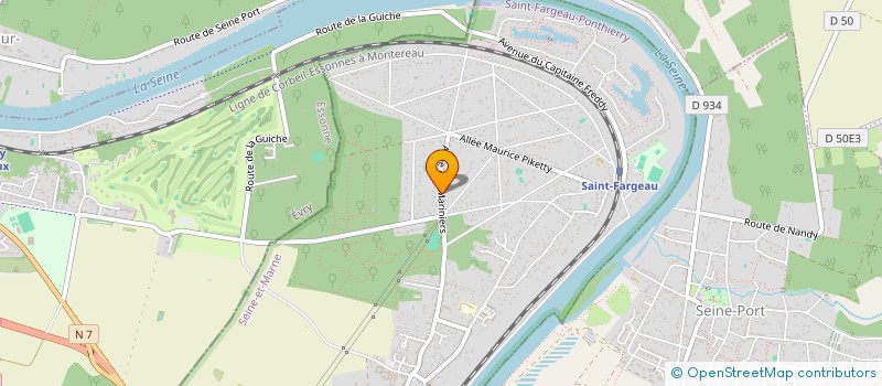 localisation de l'entreprise SOCIETE CIVILE DE CONSTRUCTION VENTE RESIDENCE DES HAUTS DE MALESHERBES  SAINT-FARGEAU-PONTHIERRY