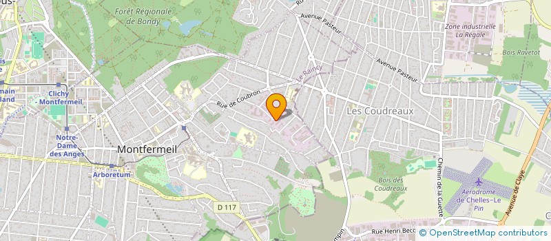 localisation de l'entreprise SOCIETE CIVILE DE CONSTRUCTION VENTE RESIDENCE DU 176 178 AVENUE JEAN JAURES A DRANCY à MONTFERMEIL