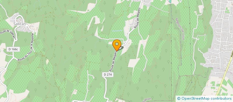 localisation de l'entreprise SOCIETE CIVILE DE CONSTRUCTION VENTE RESIDENCE DU PARC  SABRAN