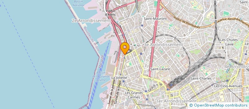 localisation de l'entreprise SOCIETE CIVILE DE CONSTRUCTION VENTE ROSSO à MARSEILLE