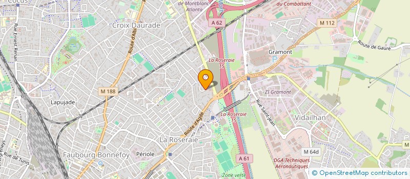 localisation de l'entreprise SOCIETE CIVILE DE CONSTRUCTION VENTE ROUTE DE VILLENEUVE à TOULOUSE