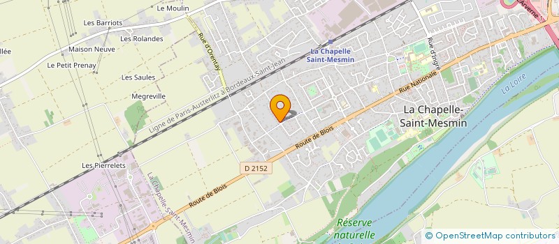 localisation de l'entreprise SOCIETE CIVILE DE CONTRUCTION VENTE STEF à LA CHAPELLE-SAINT-MESMIN