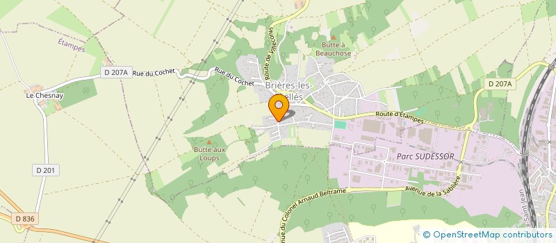 localisation de l'entreprise SOCIETE CIVILE DE CULTURE GRELET à BRIERES-LES-SCELLES