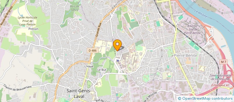 localisation de l'entreprise SOCIETE CIVILE DE  DE L ORNA  SAINT-GENIS-LAVAL