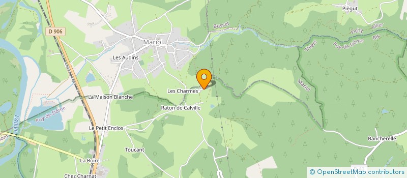 localisation de l'entreprise SOCIETE CIVILE DE FORION  RIS