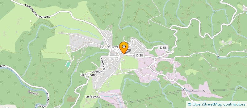 localisation de l'entreprise SOCIETE CIVILE DE GALIBRAN  LACROUZETTE