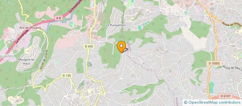 localisation de l'entreprise SOCIETE CIVILE DE GERANCE IMMOBILIERE DE LA GUIVERNONE à VALLAURIS