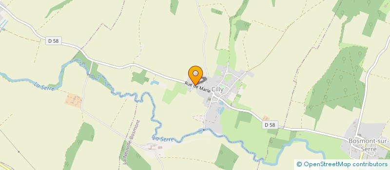 localisation de l'entreprise SOCIETE CIVILE DE GESTION DE PORTEFEUILLE DJMH DEVELOPPEMENT - SCGP DJMH DEVELOPPEMENT  CILLY