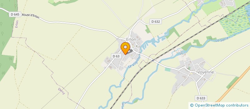 localisation de l'entreprise SOCIETE CIVILE DE GESTION DE PORTEFEUILLE (SCGP) AGRI-MORE  ERLON