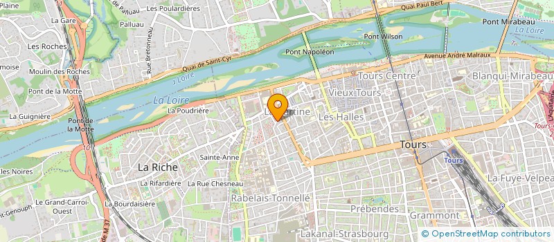 localisation de l'entreprise SOCIETE CIVILE DE GESTION DE PORTEFEUILLETRYPTIQUE  TOURS