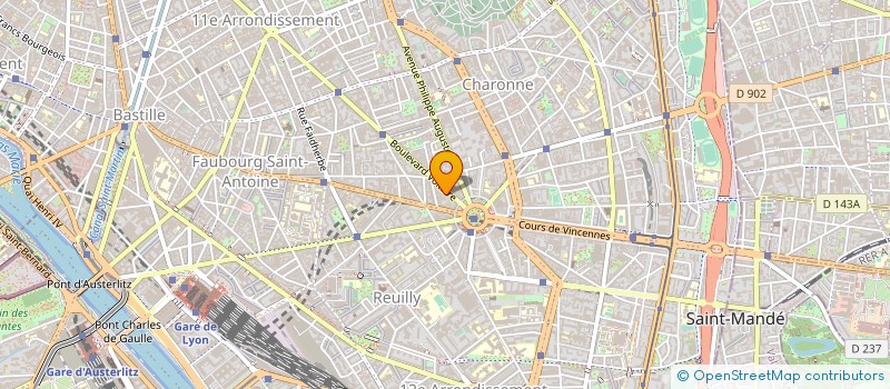 localisation de l'entreprise SOCIETE CIVILE DE GESTION DES MURIERS à PARIS