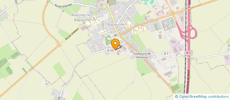 localisation de l'entreprise SOCIETE CIVILE DE GESTION DU MONT AUX AIGLES à BAPAUME