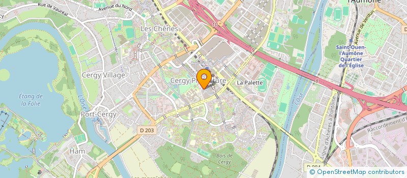 localisation de l'entreprise SOCIETE CIVILE DE GESTION ESSEC CERGY à CERGY