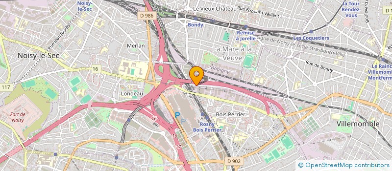 localisation de l'entreprise SOCIETE CIVILE DE GESTION IMMOBILIERE DES ENTREPOTS DE ROSNY à ROSNY-SOUS-BOIS