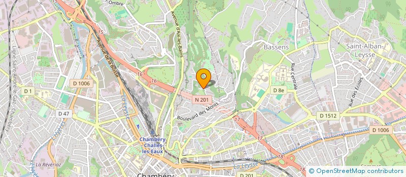 localisation de l'entreprise SOCIETE CIVILE DE GESTION J.M.F à CHAMBERY