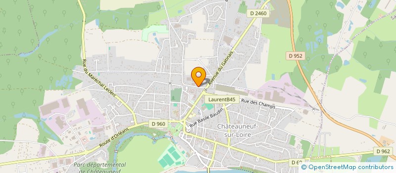 localisation de l'entreprise SOCIETE CIVILE DE GESTION M L B à CHATEAUNEUF-SUR-LOIRE