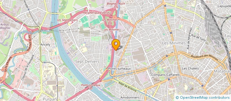 localisation de l'entreprise SOCIETE CIVILE DE GESTION TOOLHOUSE  TOULOUSE