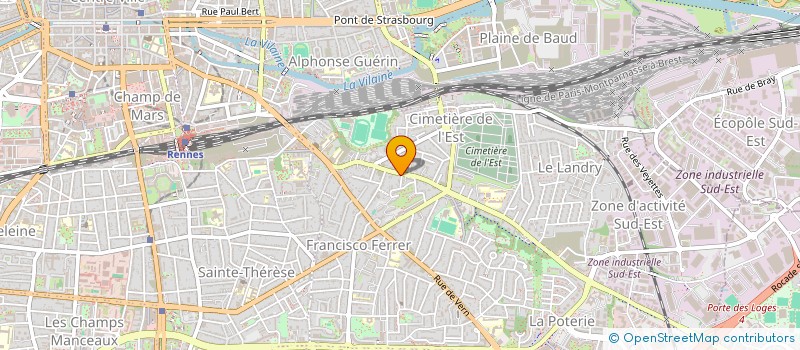 localisation de l'entreprise SOCIETE CIVILE DE GEYER  RENNES