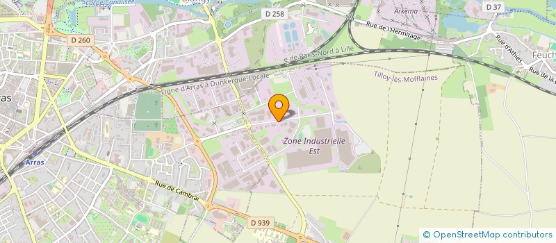 localisation de l'entreprise SOCIETE CIVILE DE L'ABBAYE  TILLOY-LES-MOFFLAINES