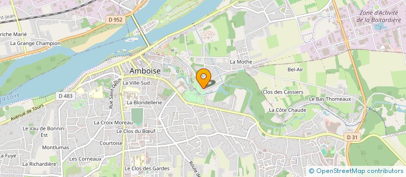 localisation de l'entreprise SOCIETE CIVILE DE L'AMASSE  AMBOISE