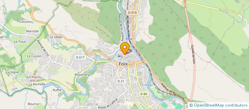 localisation de l'entreprise SOCIETE CIVILE DE L'ANNEAU à FOIX