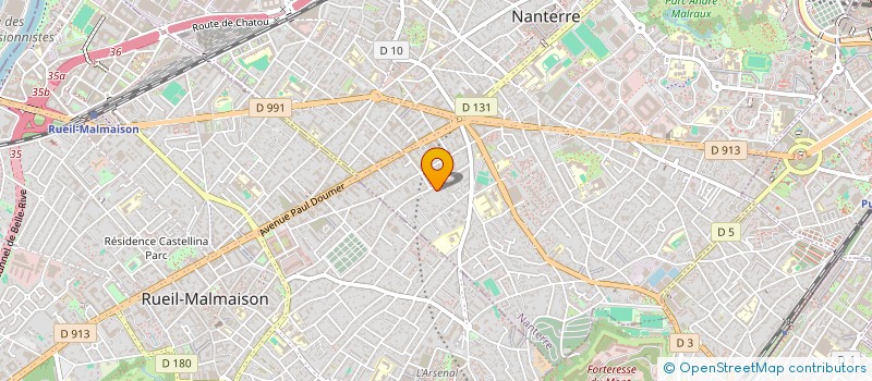 localisation de l'entreprise SOCIETE CIVILE DE L'ARCHE  NANTERRE