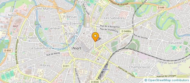 localisation de l'entreprise SOCIETE CIVILE DE L'AVENIR à NIORT