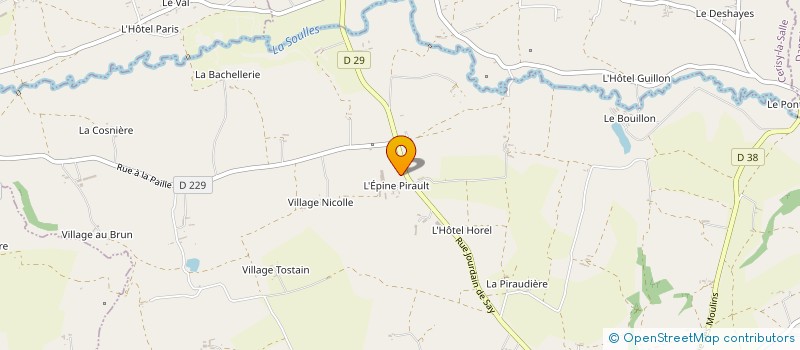 localisation de l'entreprise SOCIETE CIVILE DE L'EPINE  NOTRE-DAME-DE-CENILLY