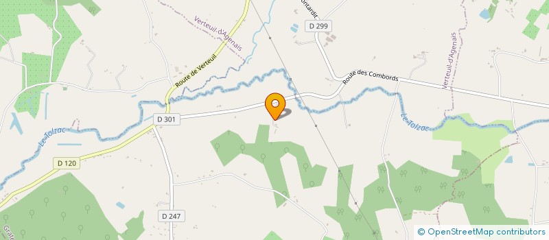 localisation de l'entreprise SOCIETE CIVILE DE L ERMITAGE  GRATELOUP-SAINT-GAYRAND