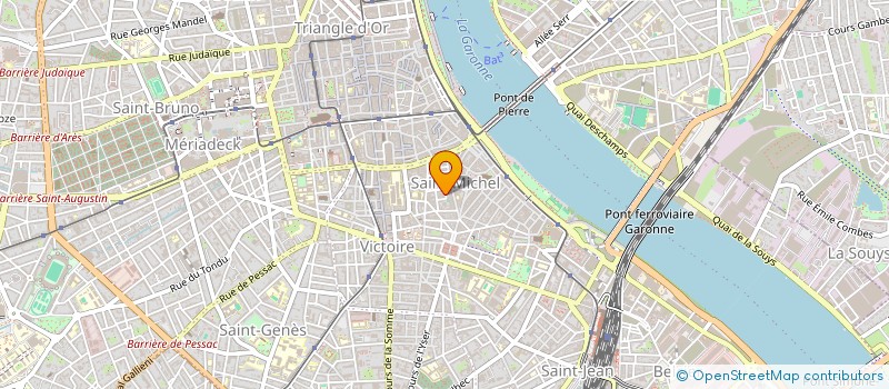 localisation de l'entreprise SOCIETE CIVILE DE L'ESCALE  BORDEAUX