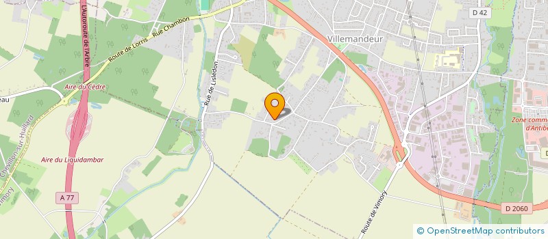 localisation de l'entreprise SOCIETE CIVILE DE L'IMPRIMERIE à VILLEMANDEUR