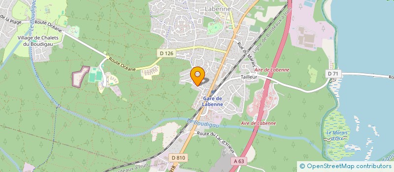 localisation de l'entreprise SOCIETE CIVILE DE L'IPARLA à LABENNE