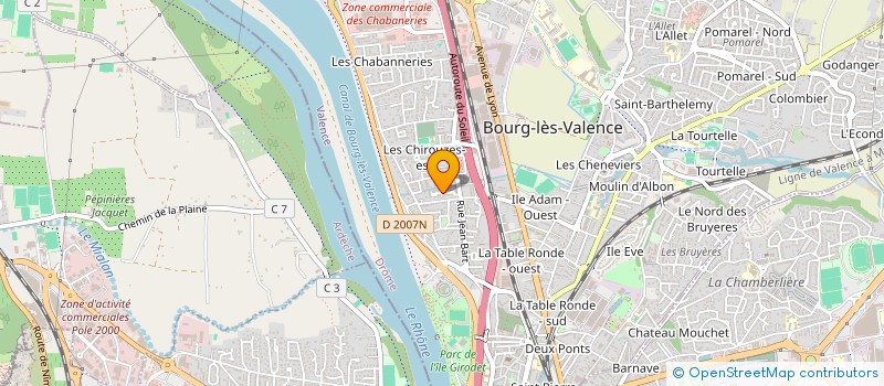 localisation de l'entreprise SOCIETE CIVILE DE L'ISLE BEAUMONT à VALENCE